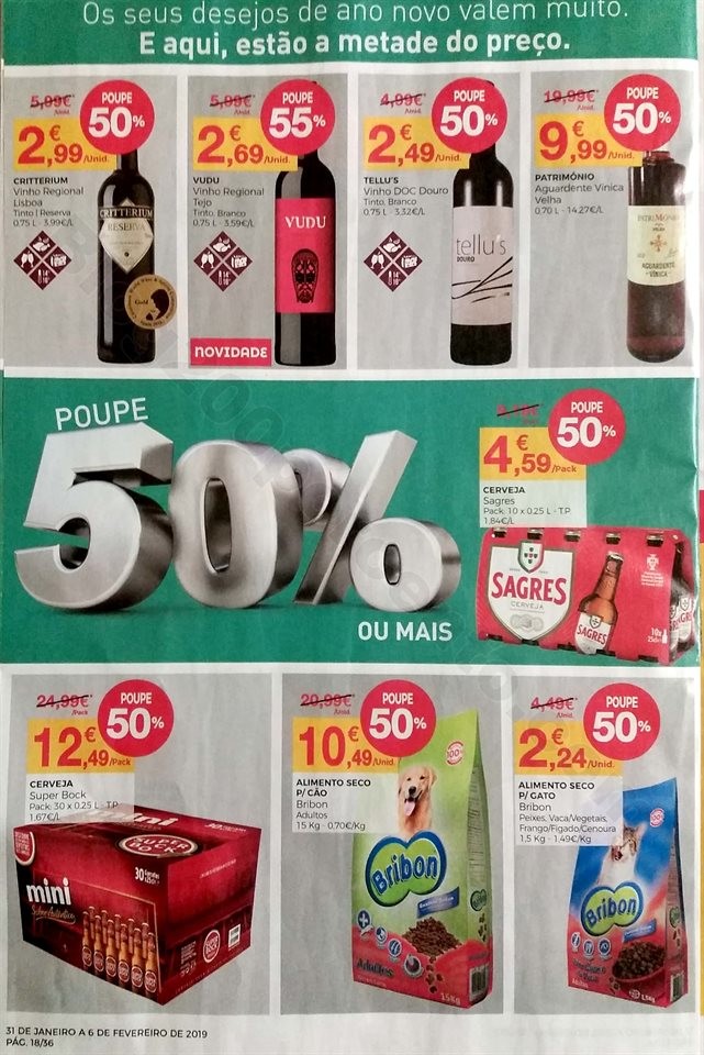 antevisao folheto Intermarche 31 janeiro a 6 fever