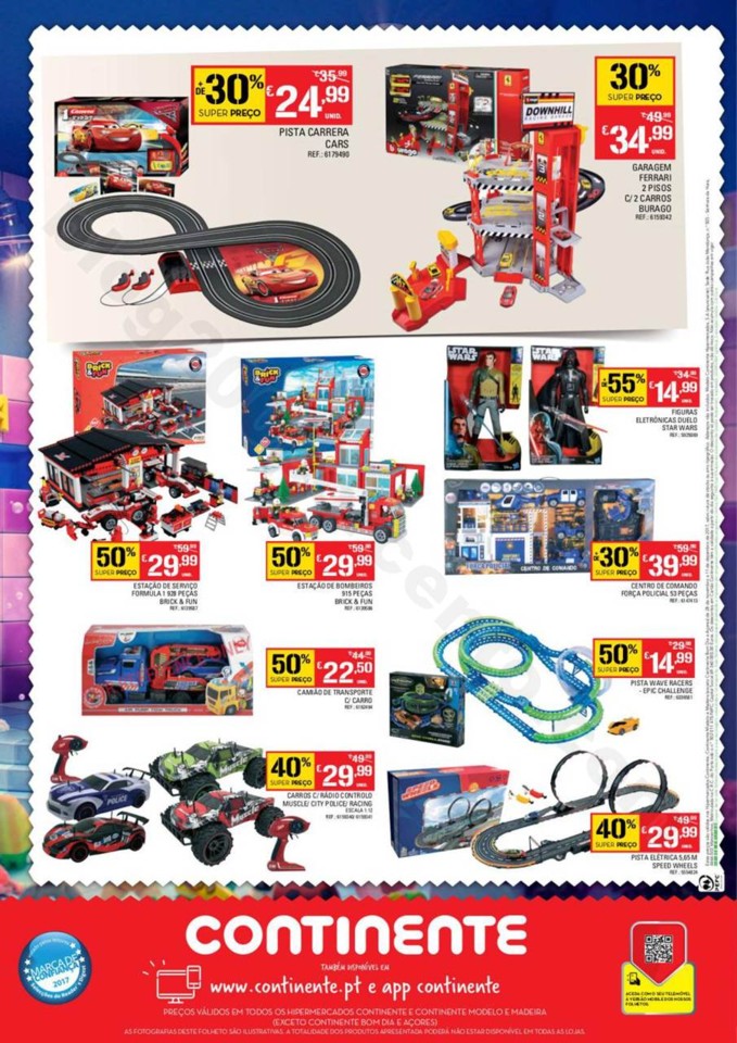 Antevisão Folheto CONTINENTE extra brinquedos Nat