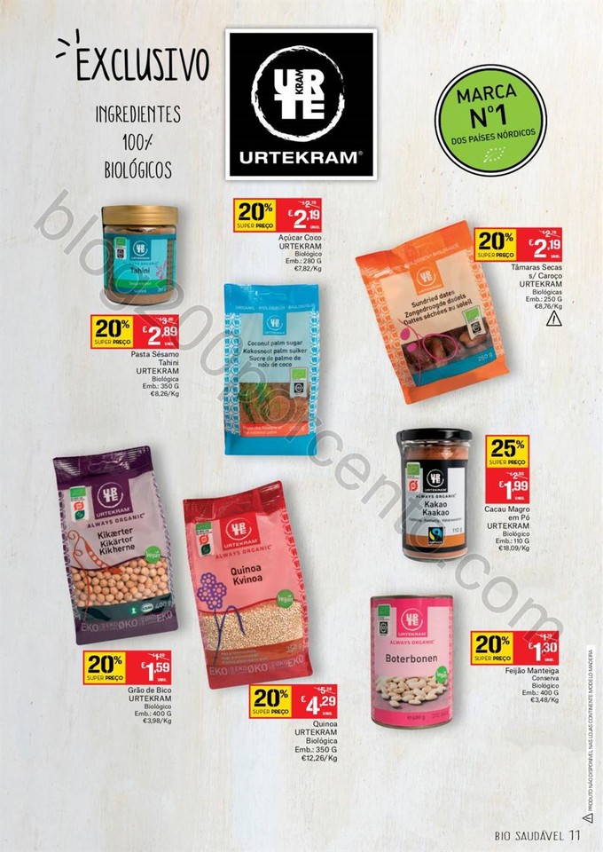 Novo Folheto CONTINENTE Bio &amp; Saudável promoçõe