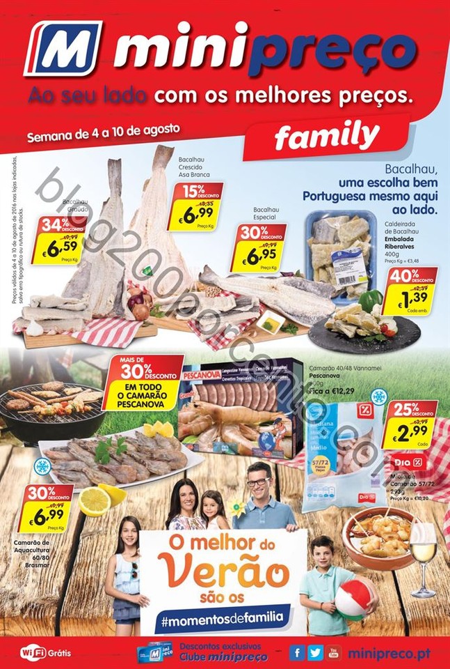 Antevisão Folheto MINIPREÇO Family de 4 a 10 ago