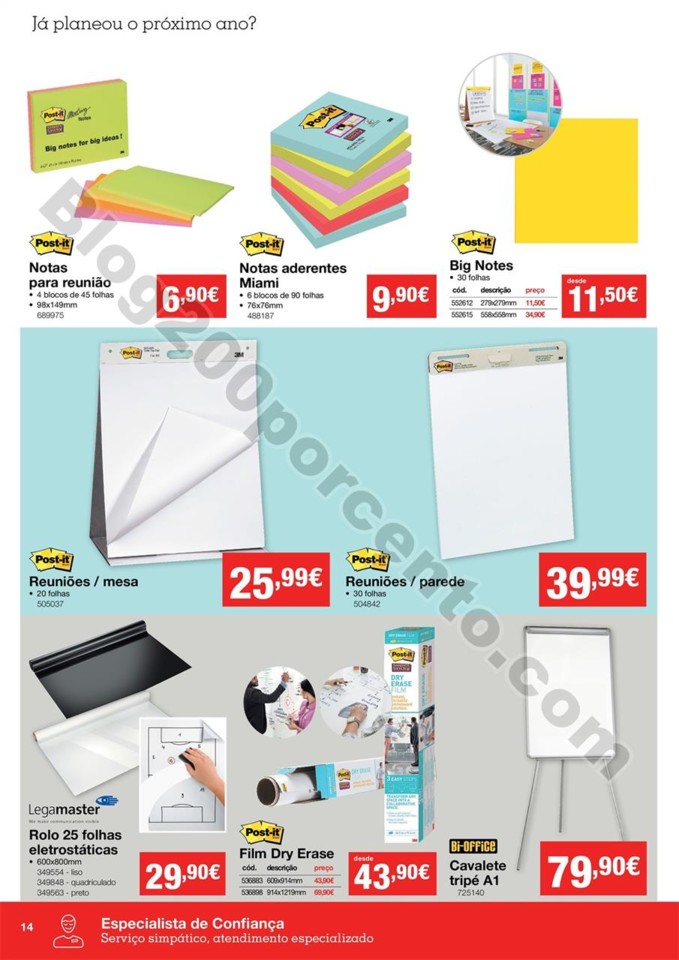 Antevisão Folheto STAPLES Agendas promoções de 