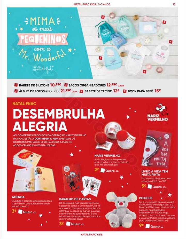 Antevisão Folheto Natal FNAC Kids promoções at