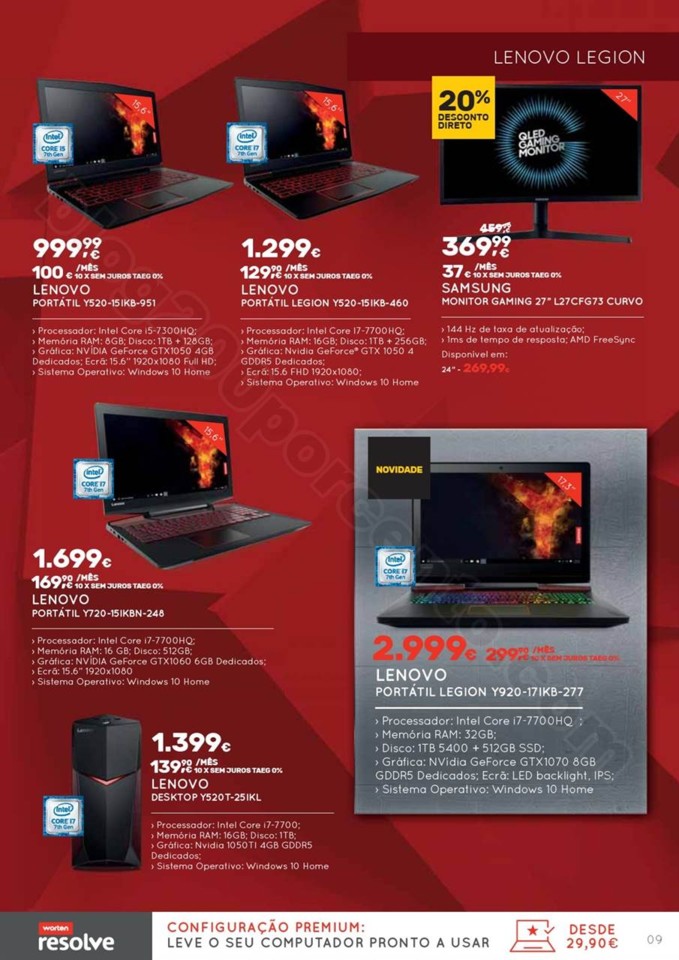 Novo Folheto WORTEN Gamer promoções até 22 nove