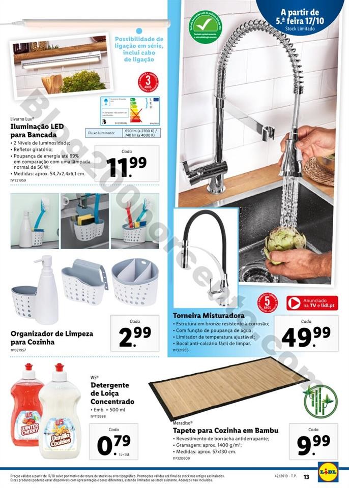 Antevisão Folheto LIDL Bazar Promoções de 14 e 