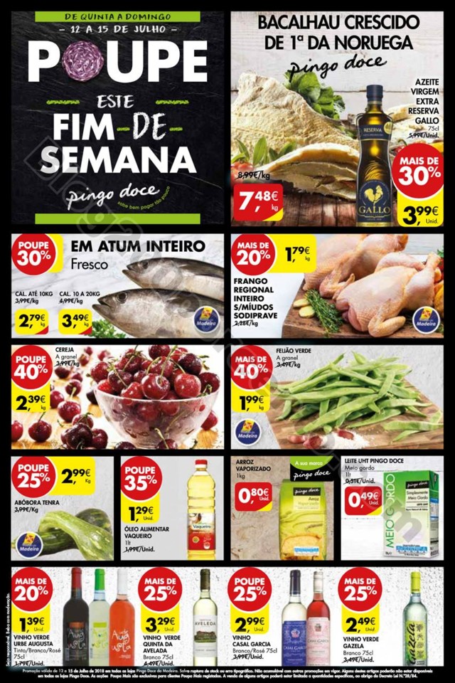 FIm de semana Madeira 12 a 15 julho pingo doce p1.