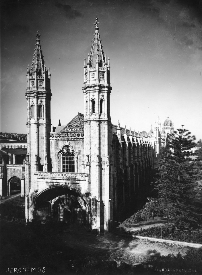 Mosteiro dos Jerónimos, 1940, foto de Manuel Tava