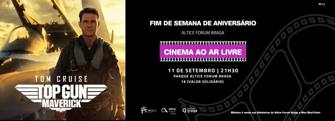 Cinema ao Ar Livre | "Top Gun: Maverick"