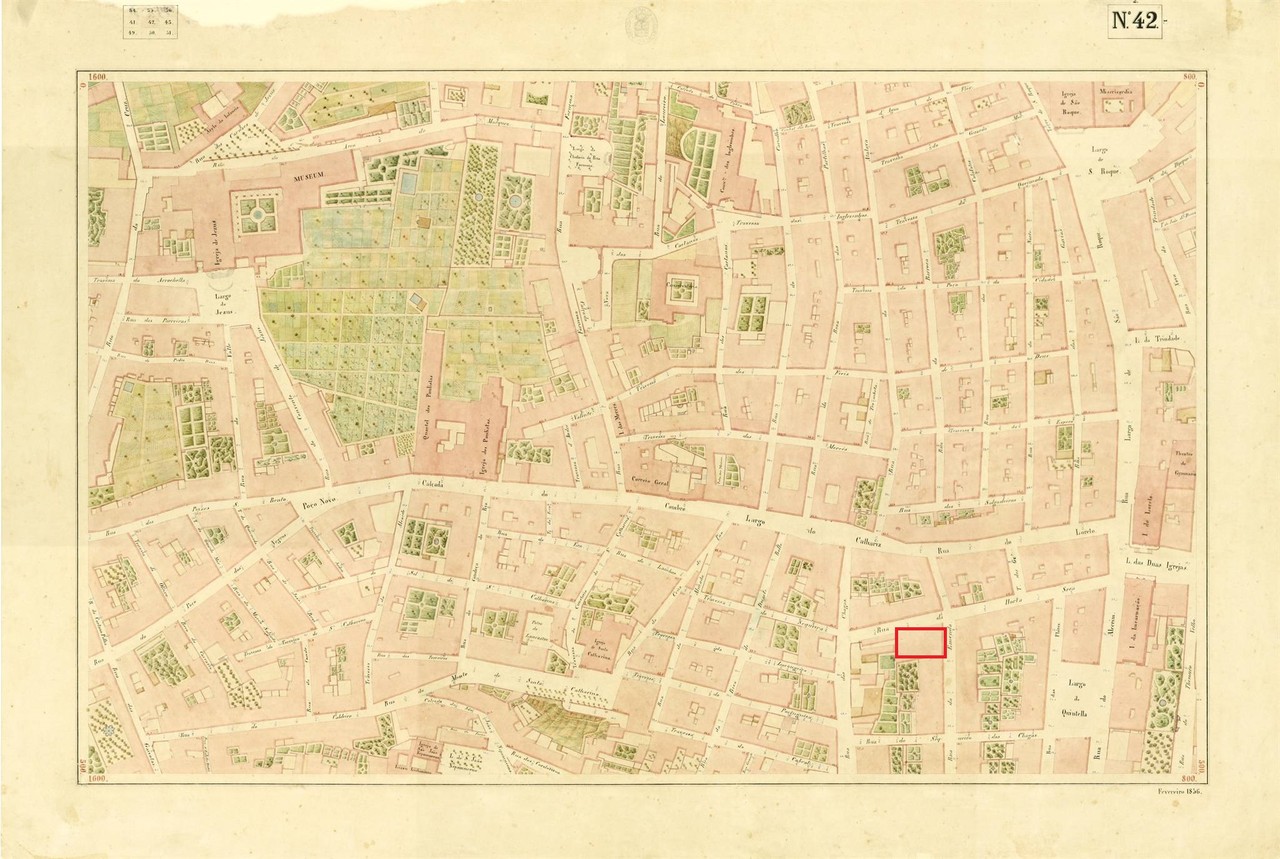Atlas da carta topográfica de Lisboa, Nº 42, de 