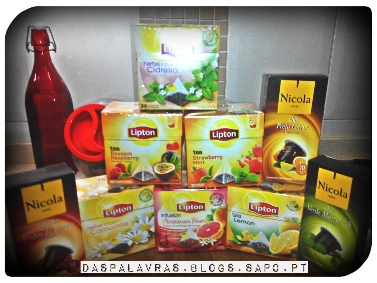 Renovei o stock de chá - Maria das Palavras