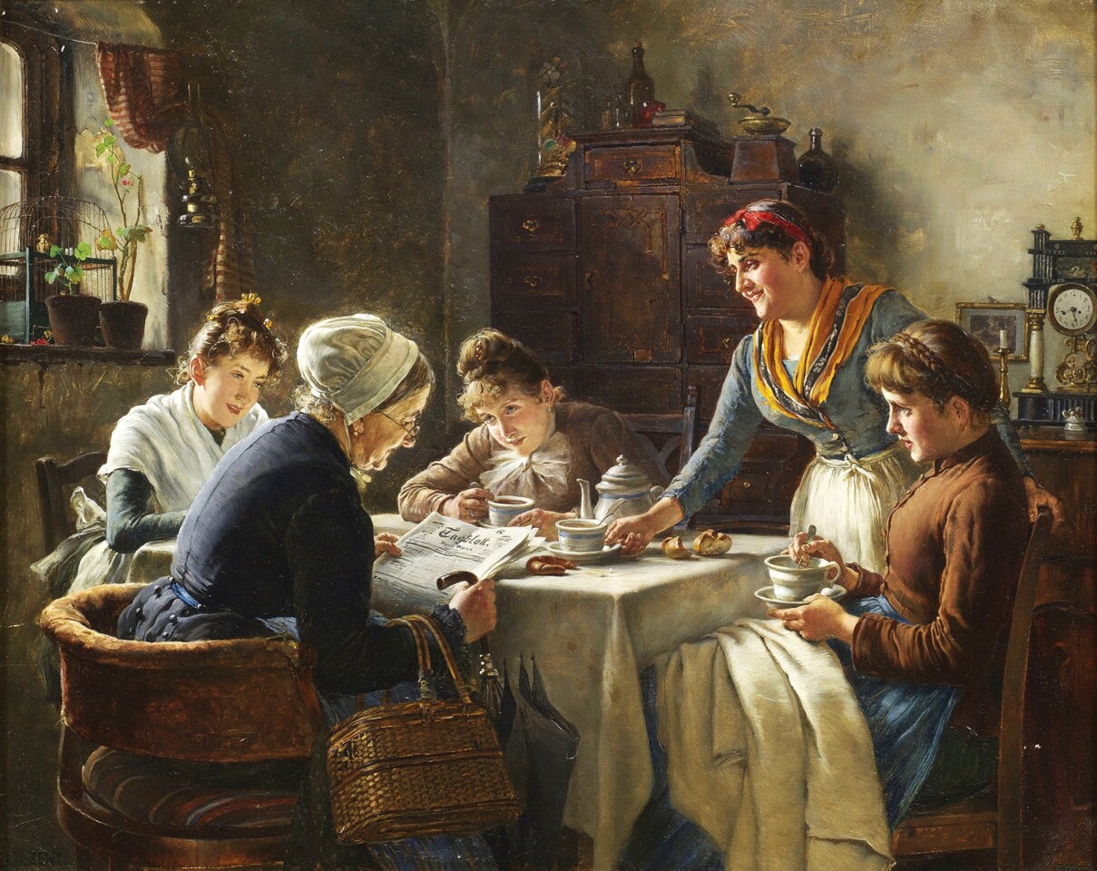 09Jan Leitura emocionante, 1889 Carl Zewy (1855-19