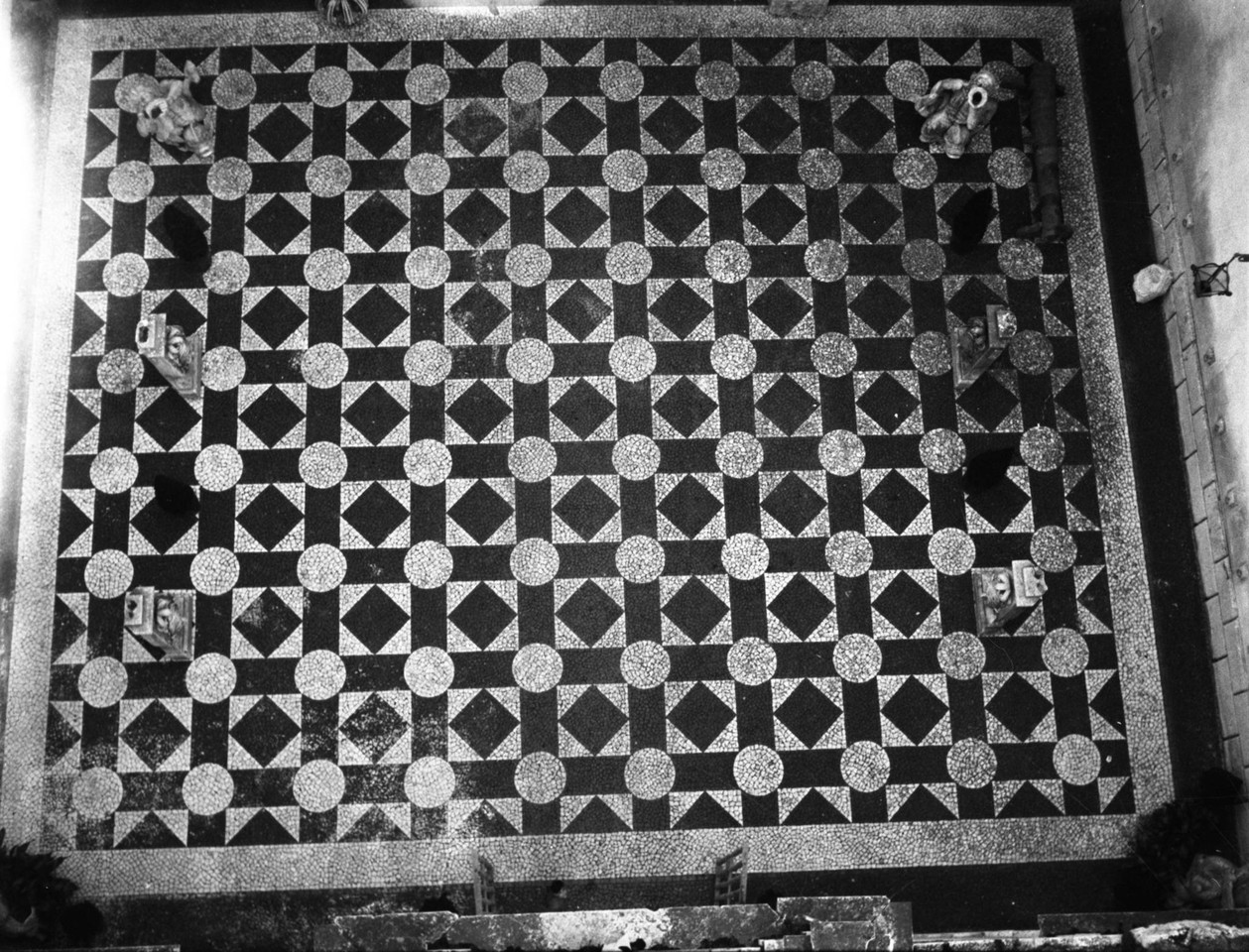 Calçada Portuguesa, Palácio Galveias, 1940, foto