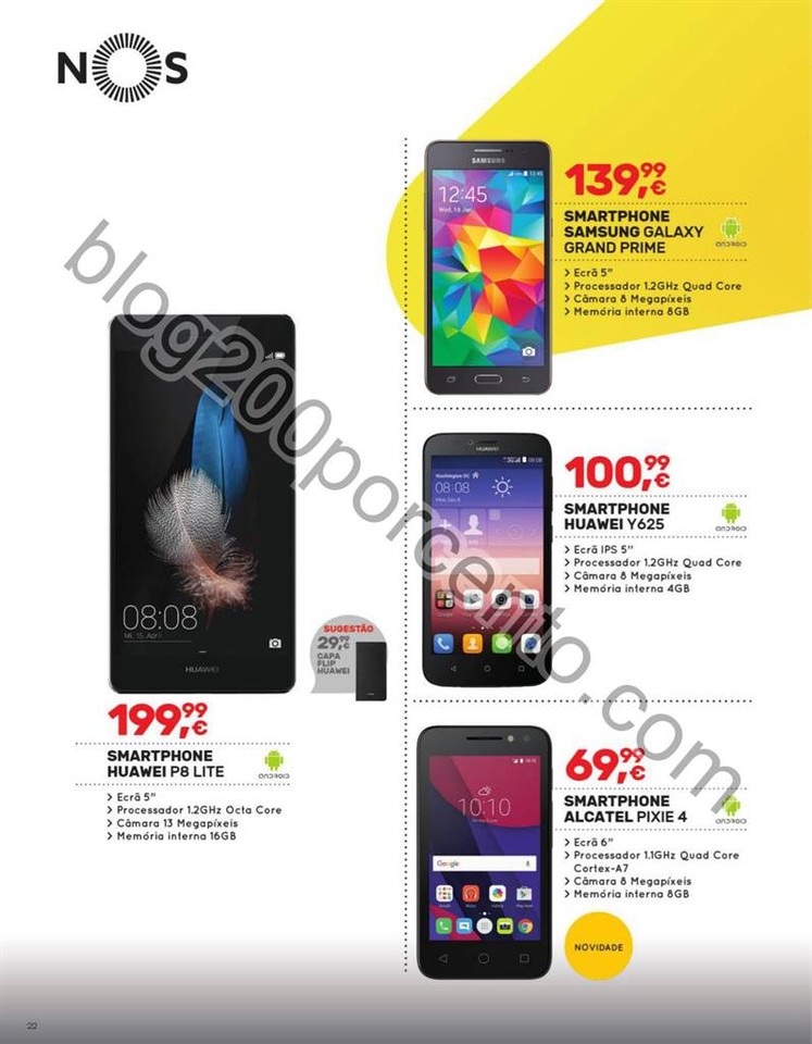 Antevisão Folheto WORTEN Mobile promoções de 7 