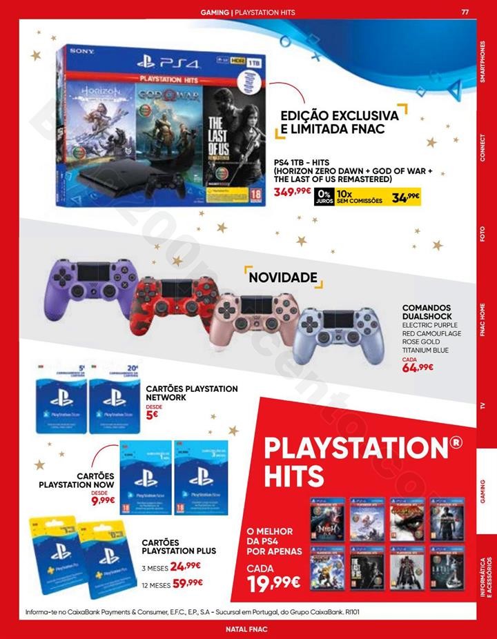 Antevisão Folheto FNAC Natal Tecnologia Promoçõ
