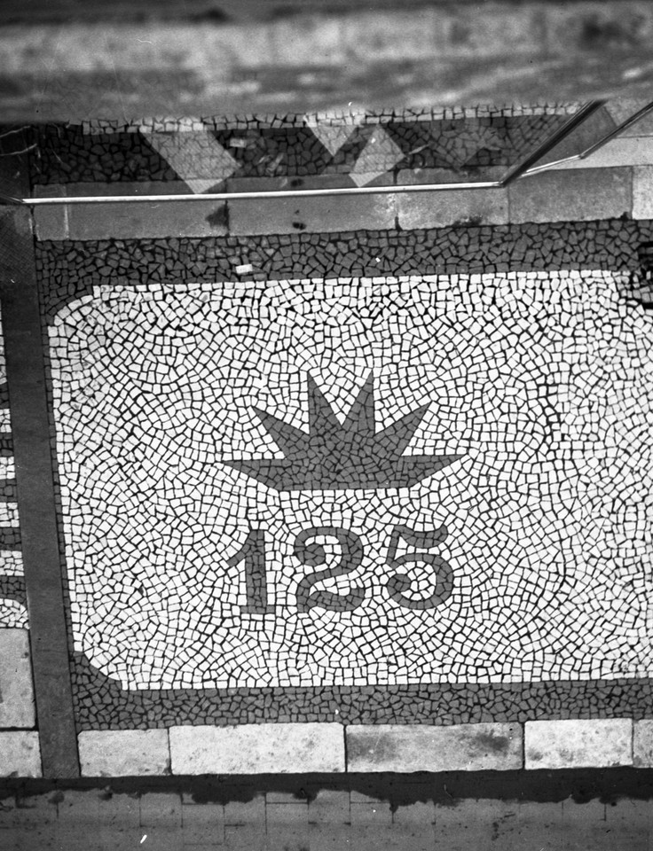 Calçada Portuguesa, Rua Augusta, 1940, foto de An