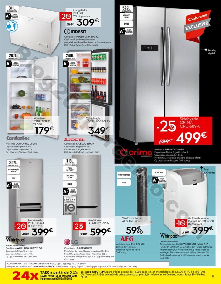 Antevisão Folheto CONFORAMA Promoções de 26 jul