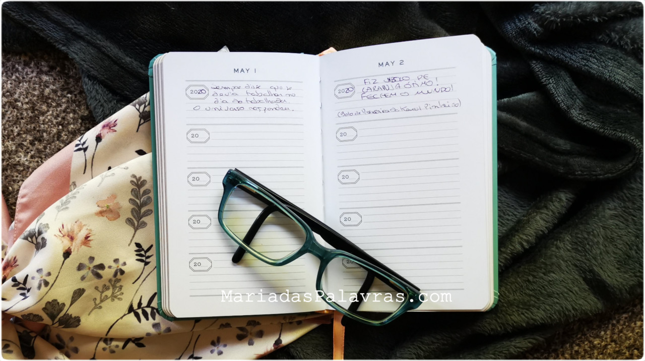 Uma linha por dia, diário de 5 anos, Maria das Palavras