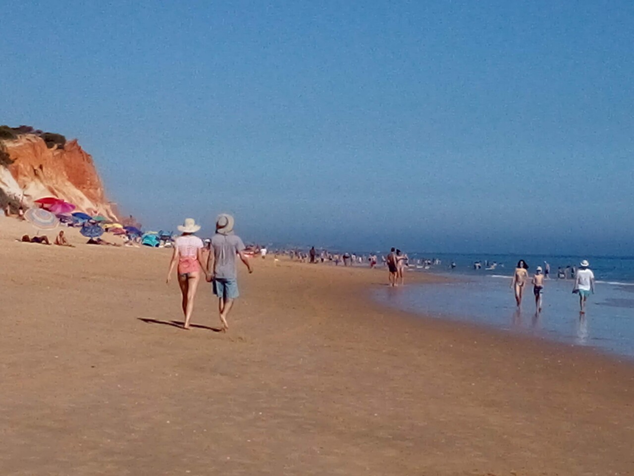 Praia da Falésia como era dantes, Algarve — (c) 2018
