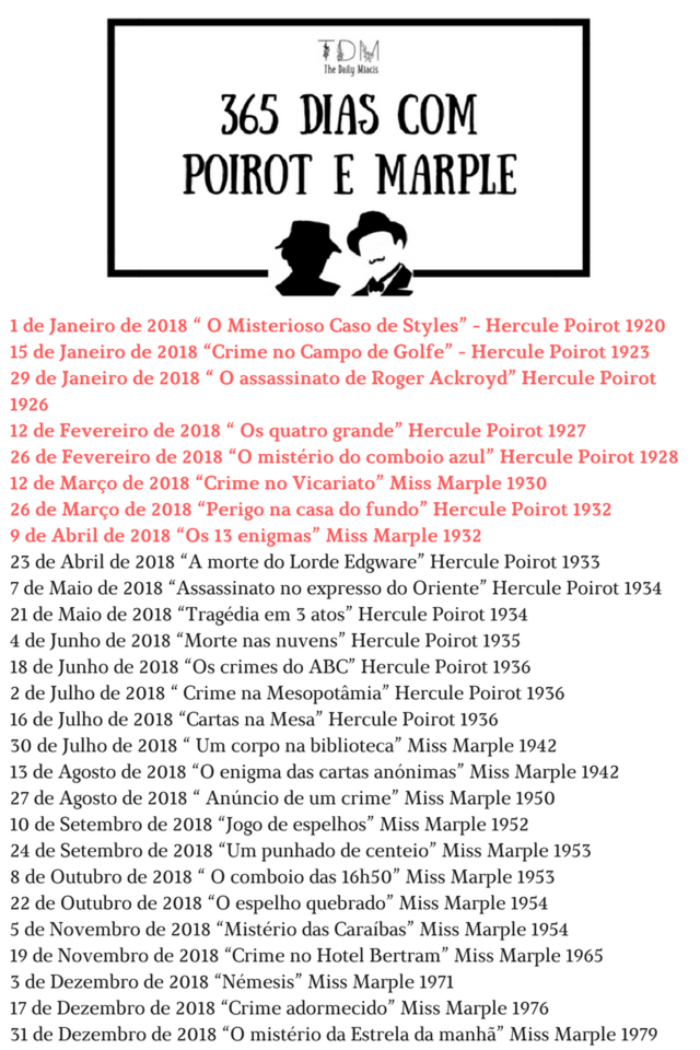 1 de Janeiro de 2018 “ O Misterioso Caso de Styl