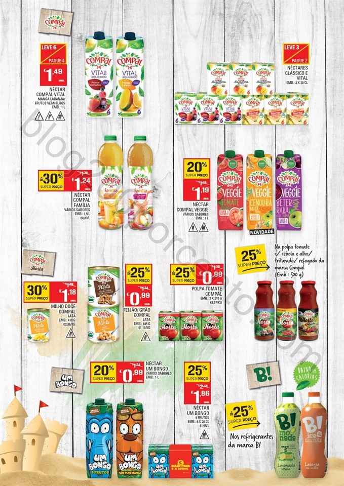 Antevivisão Folheto CONTINENTE Bebidas verão pro