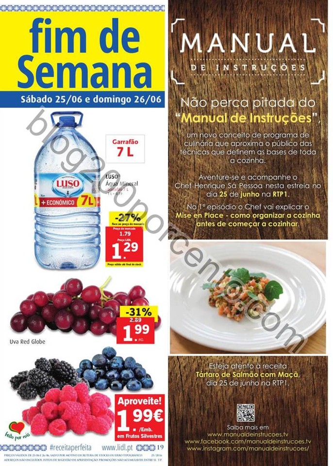 Antevisão Folheto LIDL Promoções de 23 a 29 jun