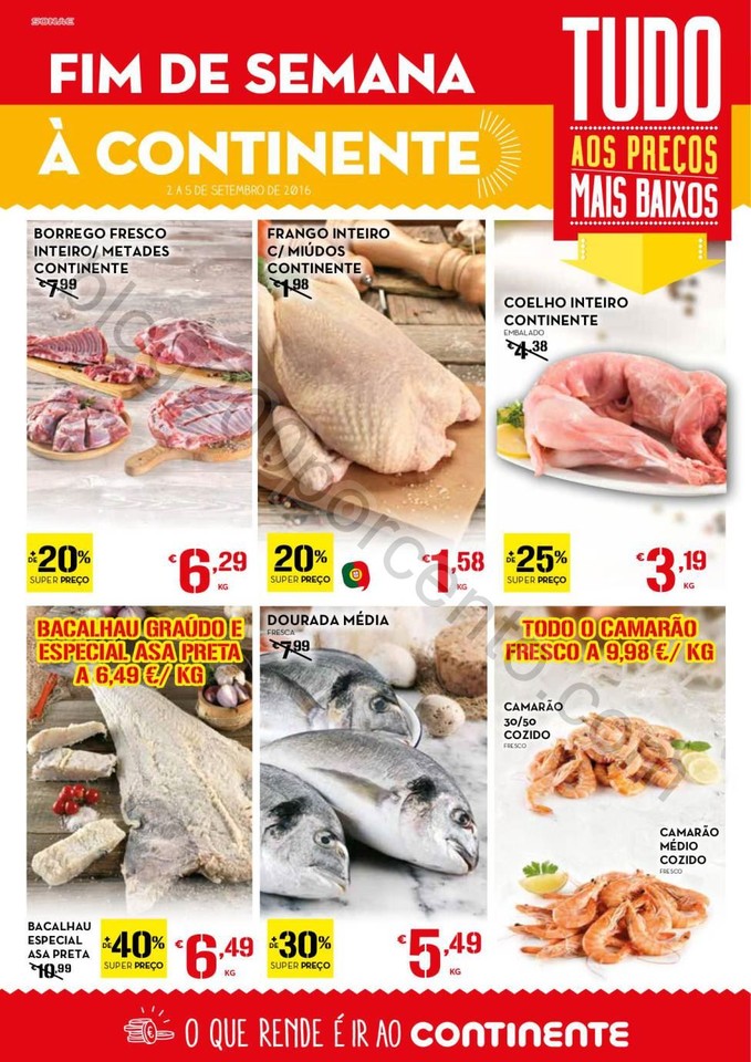 Antevisão Folheto CONTINENTE Fim de semana de 2 a