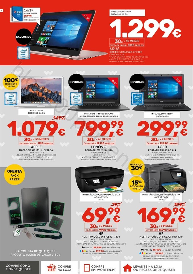 Antevisão Folheto WORTEN Promoções de 2 a 15 fe