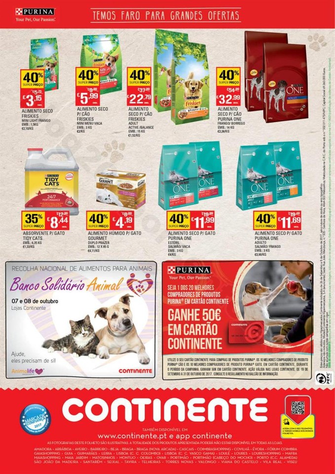 Antevisão Folheto CONTINENTE Feira animal de 26 s