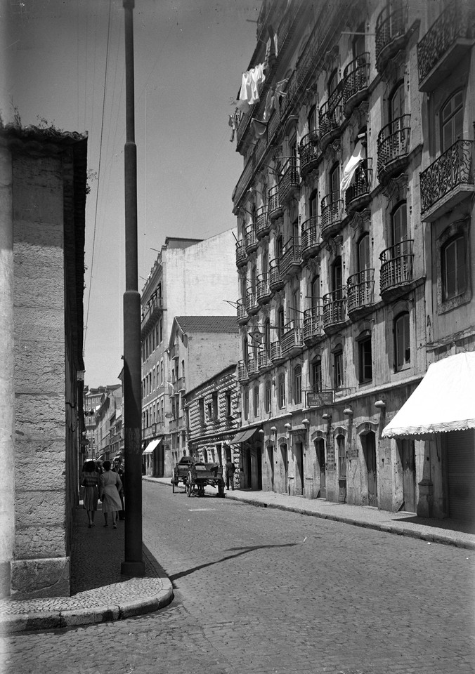 Casa das Varandas e Casa dos Bicos, 1941, foto de 