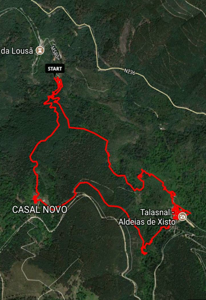 Lousã - mapa percurso.png Lousã - mapa percurso.png