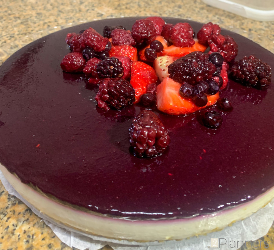 Red berry Cheesecake Recipe - The2Planners