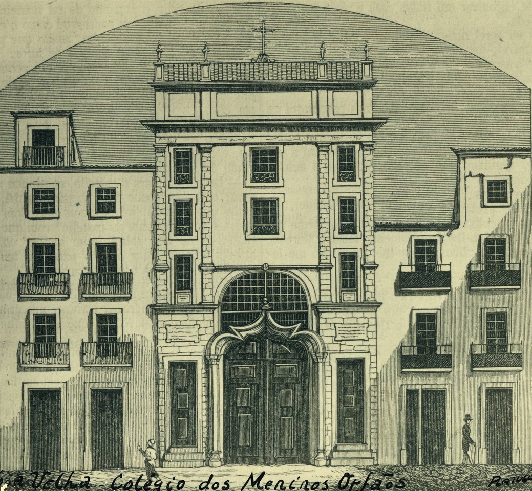 Colégio dos Meninos Orfãos, gravura, foto de Edu