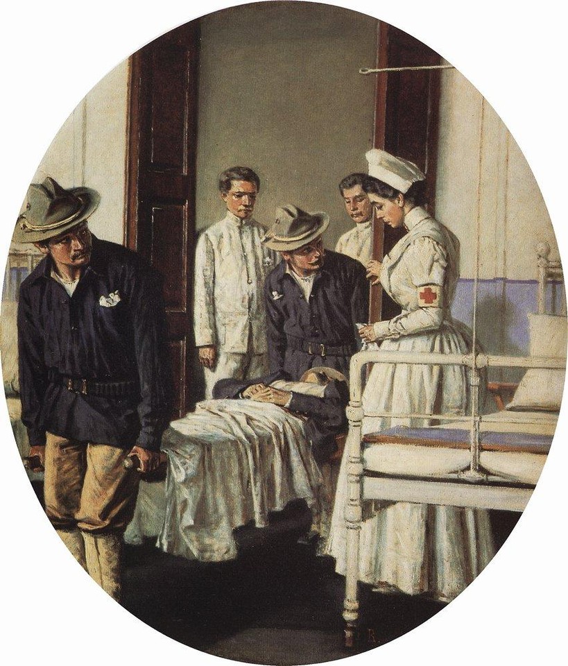 Vasiliy Vereshchagin - In the Hospital, 1901.jpg
