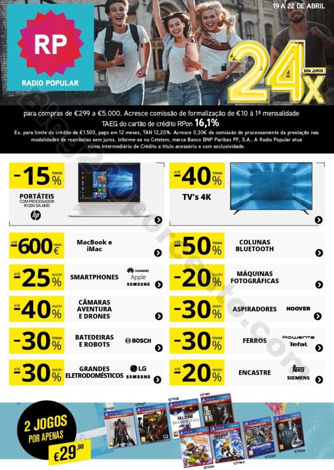 Antevisão RADIO POPULAR Fim de semana - 19 a 22 a