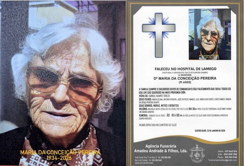 FOTO RIP DE MARIA DA CONCEIÇÃO PEREIRA-91 ANOS (
