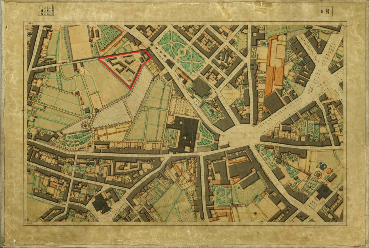 Planta Topográfica de Lisboa 9 H, 1911, de Albert Planta Topográfica de Lisboa 9 H, 1911, de Albert