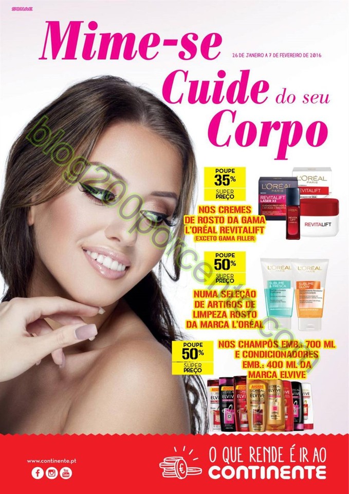 Antevisão Folheto CONTINENTE Beleza promoções d
