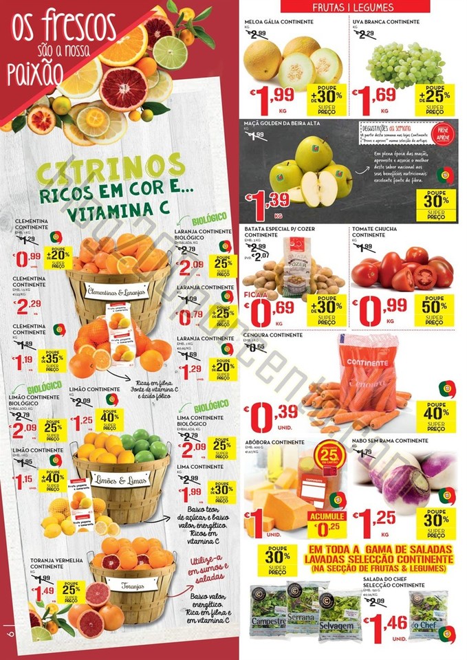 Antevisão Folheto CONTINENTE Promoções de 8 a 1