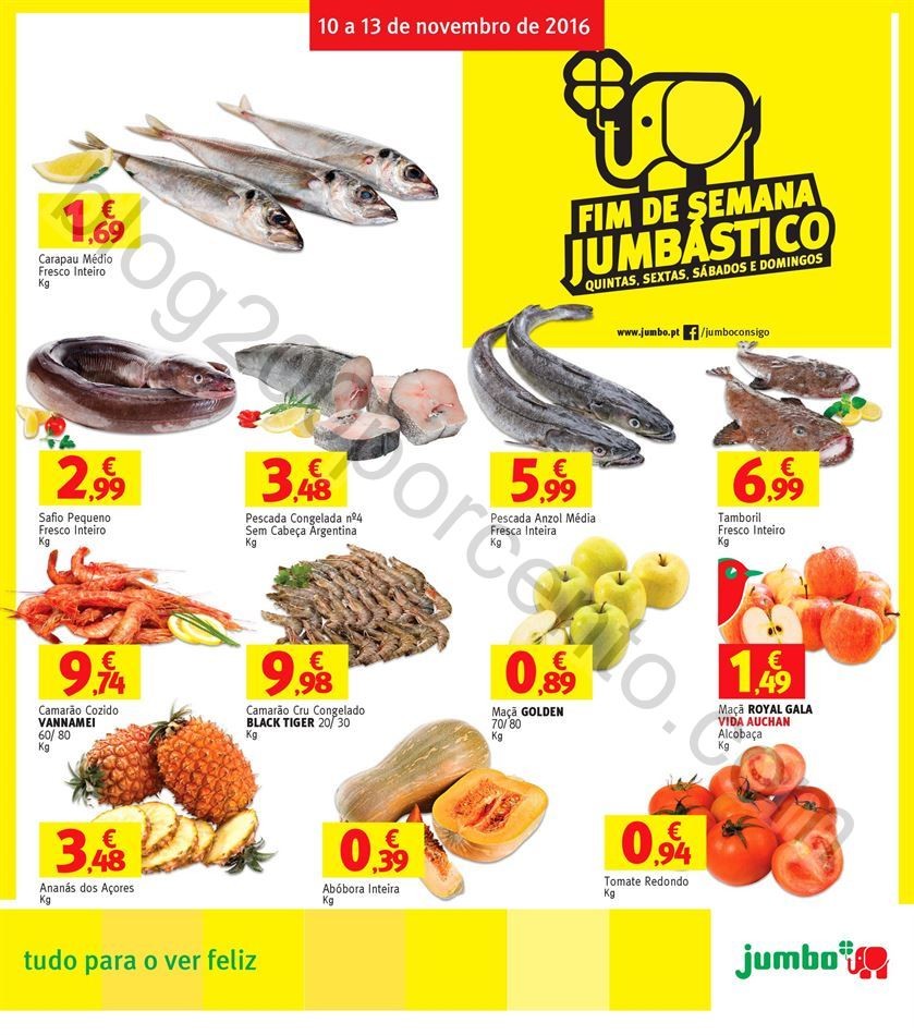 Antevisão Folheto JUMBO Fim de semana - 10 a 13 n
