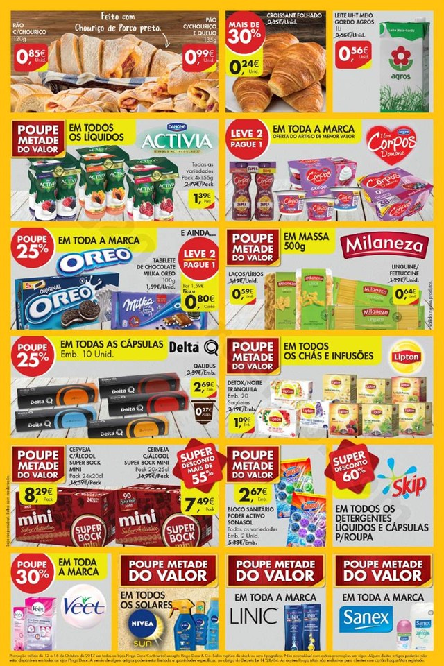 Folheto fim de Semana PINGO DOCE  12 a 16 outubro 