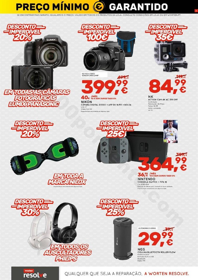 Antevisão Folheto WORTEN promoções de 28 setemb