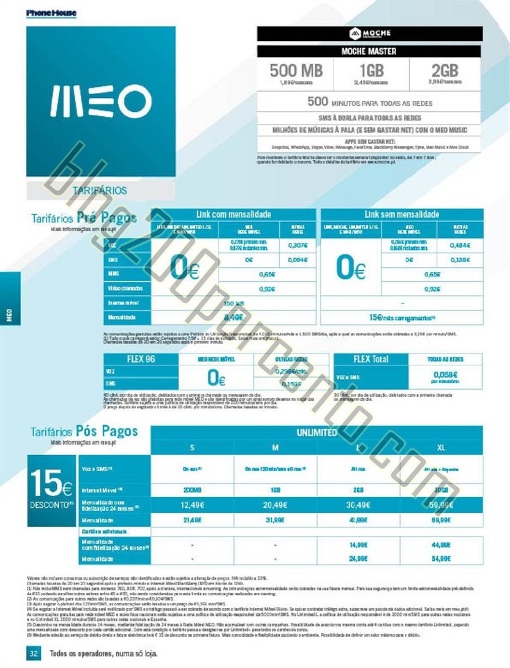 Novo Folheto PHONE HOUSE Natal promoções de 30 n