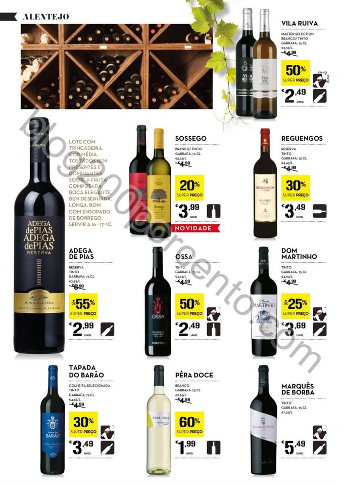 Antevisão Folheto CONTINENTE Vinhos promoções d