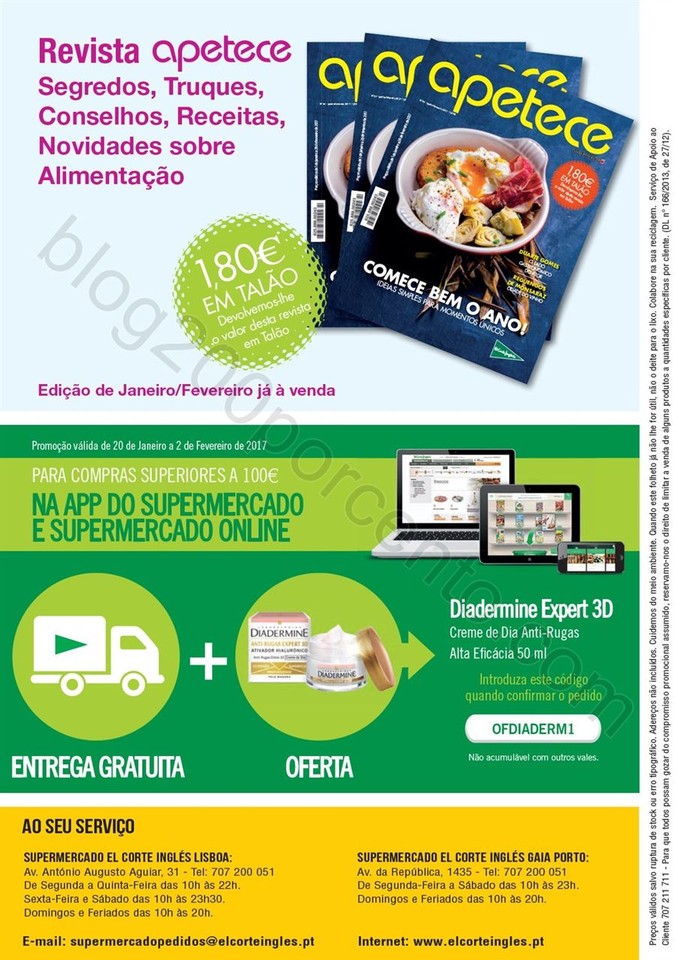 Antevisão Folheto EL CORTE INGLÉS Promoções de