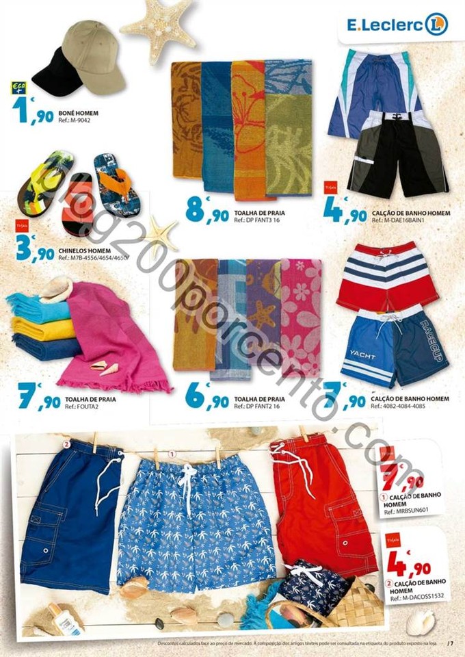 Antevisão Folheto E-LECLERC Verão promoções de