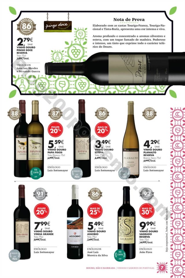 Antevisão Folheto PINGO DOCE Vinhos e Sabores Pro