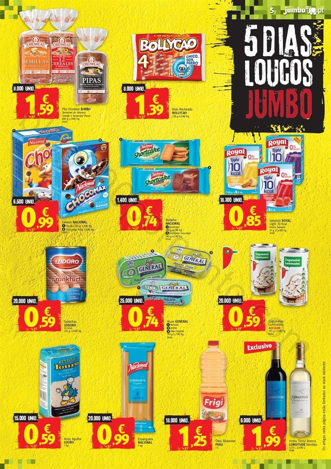Antevisão Folheto JUMBO 5 dias loucos promoções