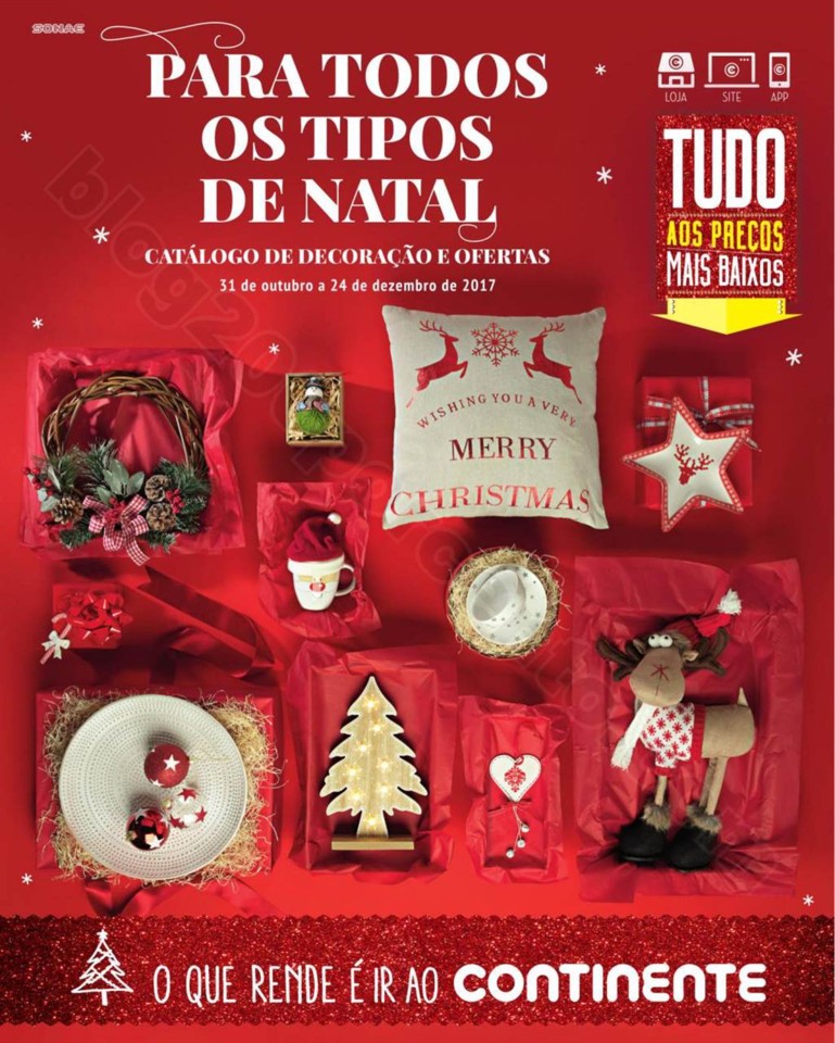 Antevisão Folheto NATAL Modelo decoração Natal 