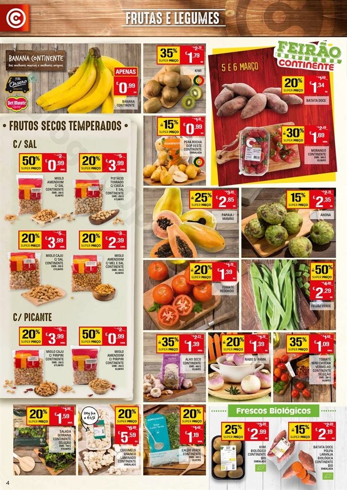 Antevisão Folheto CONTINENTE Promoções de 5 a 1