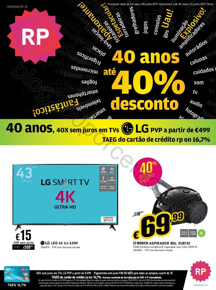 Antevisão Folheto RADIO POPULAR Promoções de 23