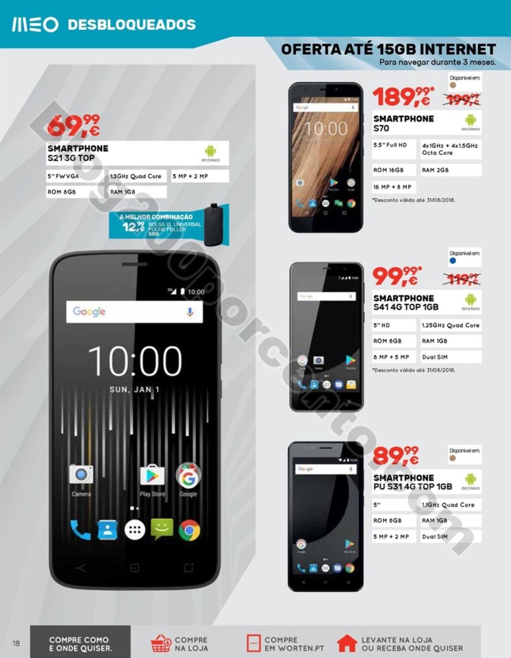 Antevisão Folheto WORTEN Mobile Promoções de 2 